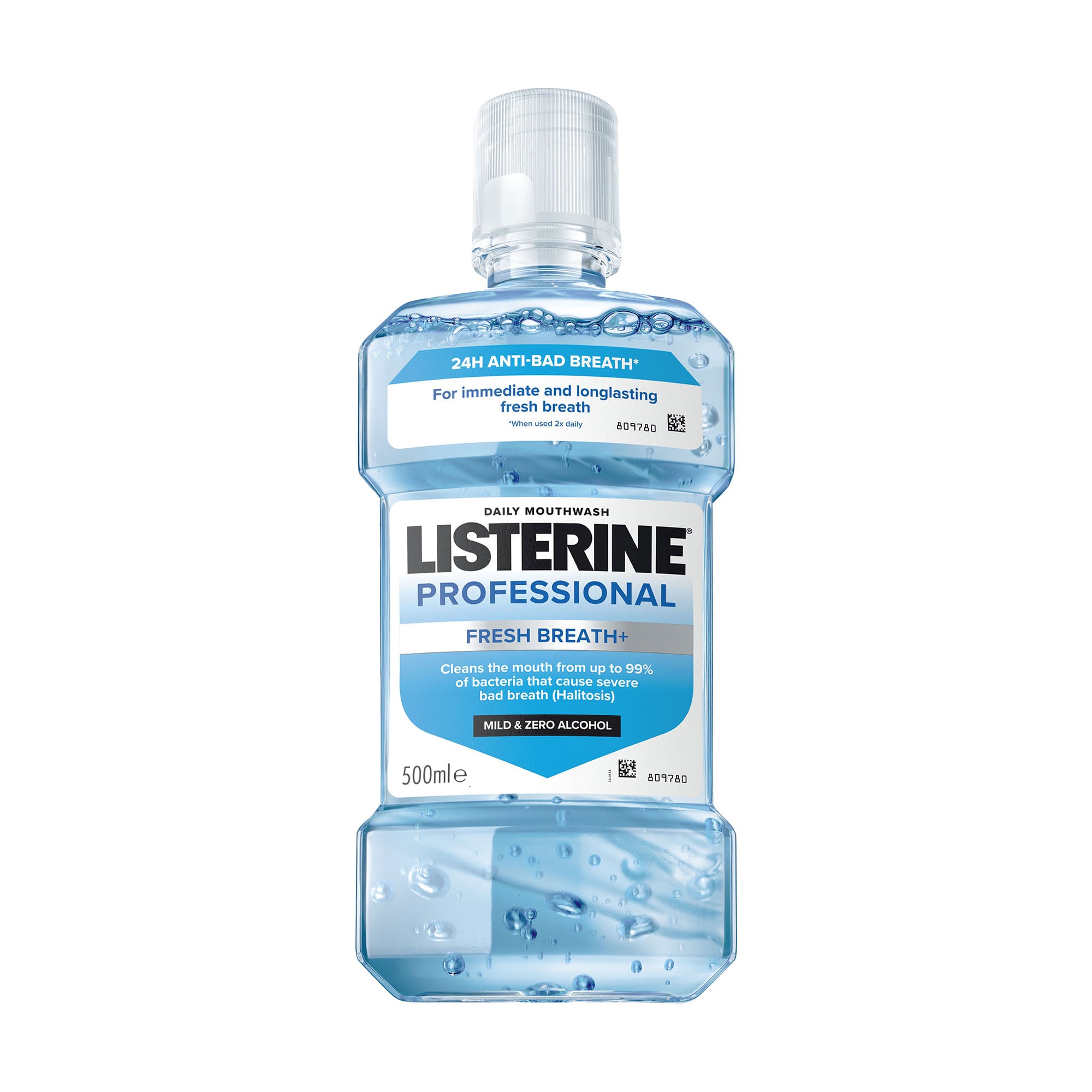 Уцінка! Ополіскувач для ротової порожнини Listerine Professional Fresh Breath+, 500 мл