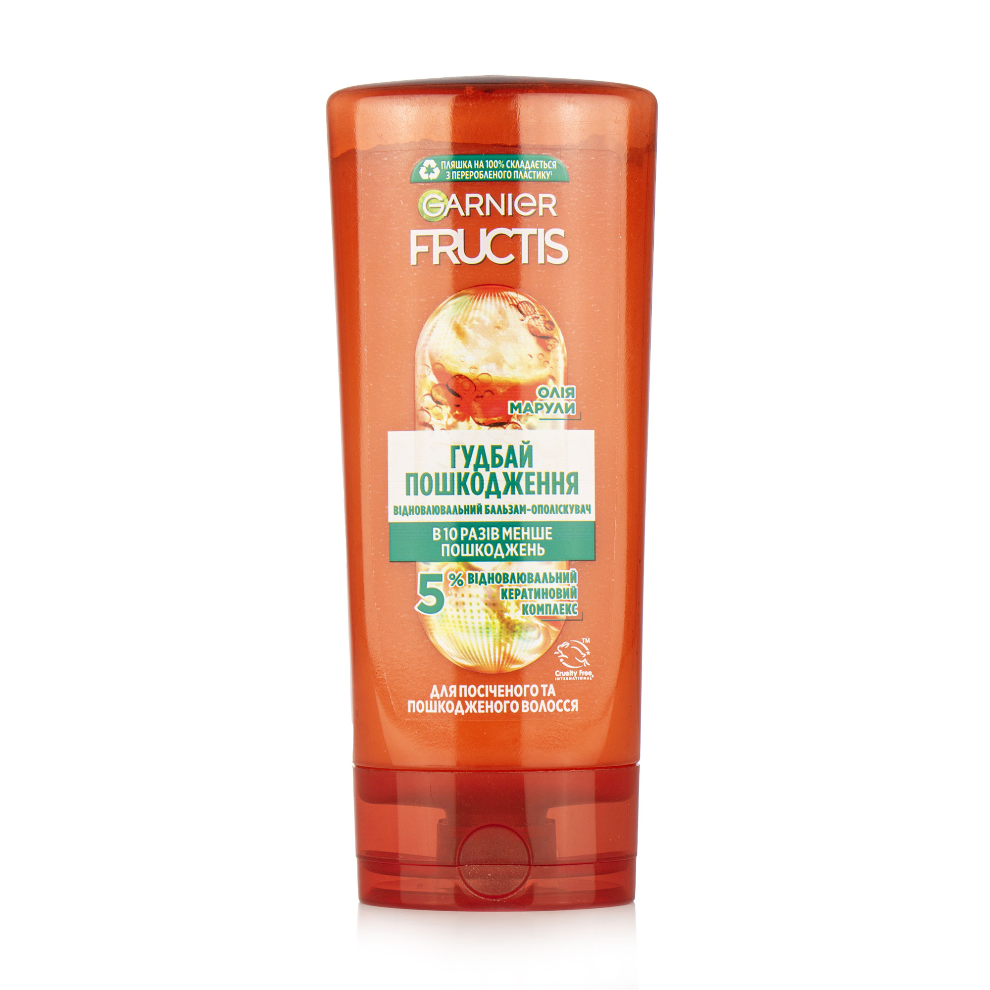 Зміцнювальний бальзам-ополіскувач для волосся Garnier Fructis Гудбай посічені кінчики, 200 мл